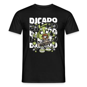 DJ Discjockey - Männer T-Shirt - Schwarz - Vorne - AI Model Male 178 light (178cm)