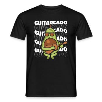 Western Guitare Guitariste Guitare Acoustique - T-shirt homme - noir - Devant - AI Model Male 178 light (178cm)