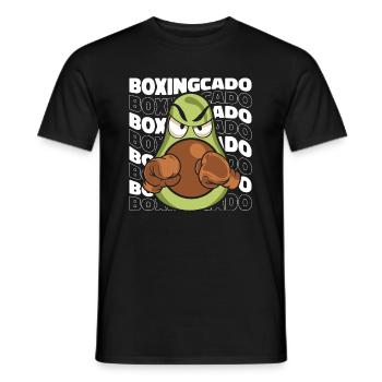 Boxe Boxe Boxe Boxe Combat Fighter - T-shirt homme - noir - Devant - AI Model Male 178 light (178cm)