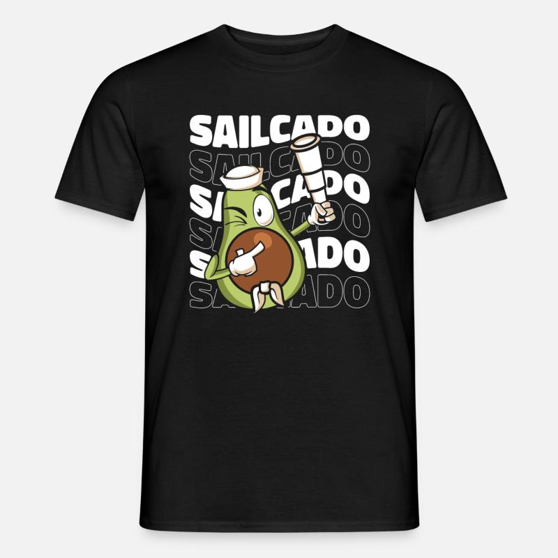 Seglen Segelboot Segler - Männer T-Shirt - Schwarz