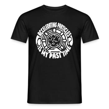 Physicien physicien - T-shirt homme - noir - Devant - AI Model Male 178 light (178cm)