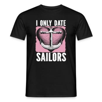 Voilier Voilier Sailor - T-shirt homme - noir - Devant - AI Model Male 178 light (178cm)