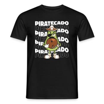 Pirate - Männer T-Shirt - Schwarz - Vorne - AI Model Male 178 light (178cm)