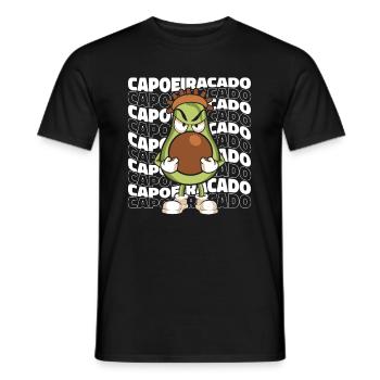 Capoeira Kamfsport Brazil Martial Dance - Men's T-Shirt - black - Front - AI Model Male 178 light (178cm)