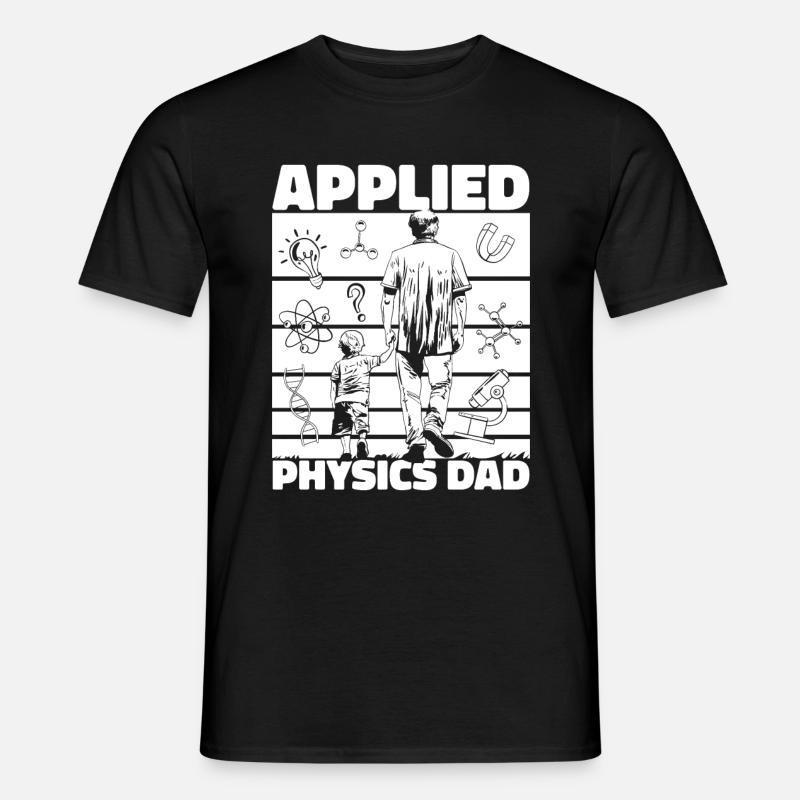 Physik Physiker - Männer T-Shirt - Schwarz