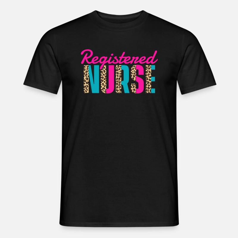 Krankenschwester - Männer T-Shirt - Schwarz