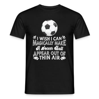 Football Football - T-shirt homme - noir - Devant - AI Model Male 178 light (178cm)