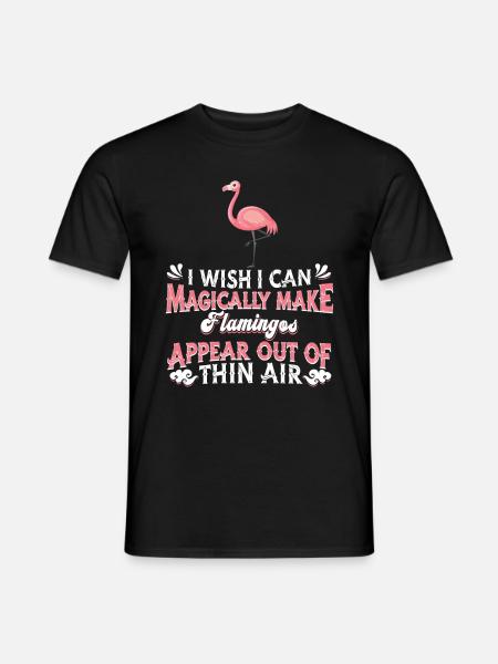 Flamingo - Men's T-Shirt - black