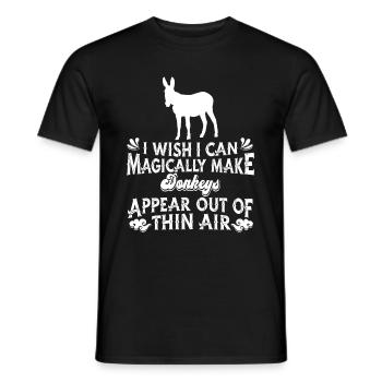Donkey - Men's T-Shirt - black - Front - AI Model Male 178 light (178cm)