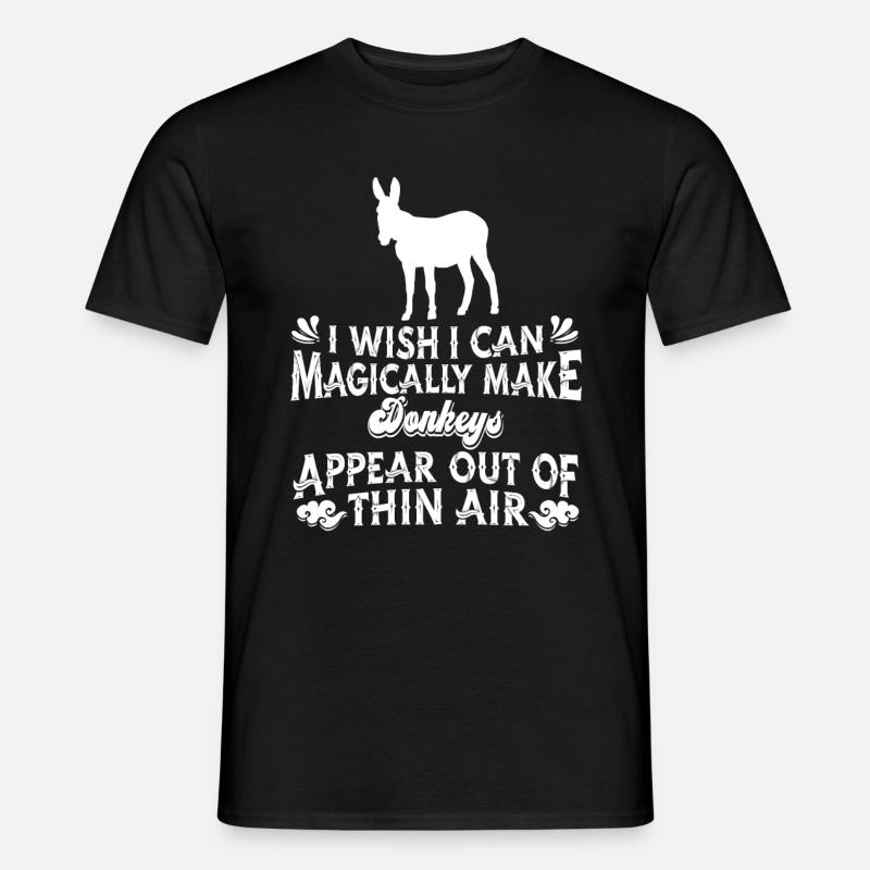 Esel - Männer T-Shirt - Schwarz