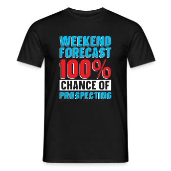 Prospecteur - T-shirt homme - noir - Devant - AI Model Male 178 light (178cm)