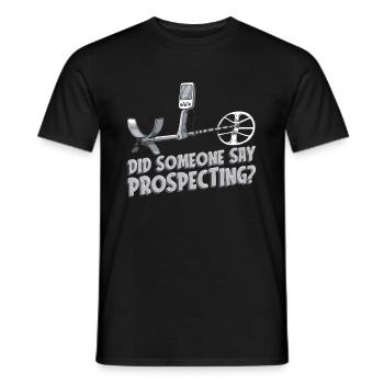 Prospecteur - T-shirt homme - noir - Devant - AI Model Male 178 light (178cm)