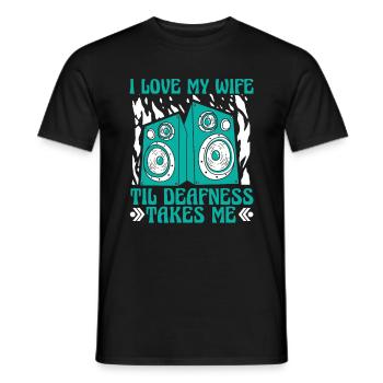 Tontechniker Sound Audio Engineer - Männer T-Shirt - Schwarz - Vorne - AI Model Male 178 light (178cm)