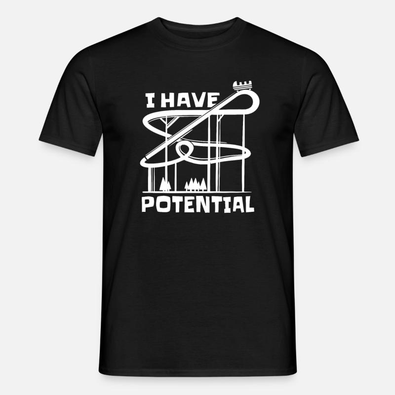Physik Physiker - Männer T-Shirt - Schwarz