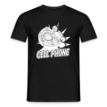 Biologiste scientifique en biologie - T-shirt homme - noir - Devant - AI Model Male 178 light (178cm)