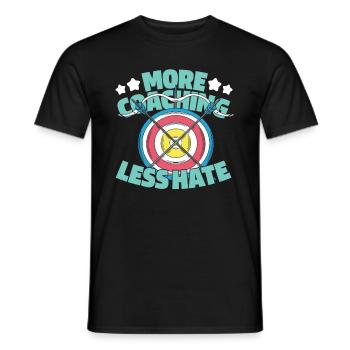 Tir à l’arc Flèche Tir à l’arc Tir à l’arc - T-shirt homme - noir - Devant - AI Model Male 178 light (178cm)