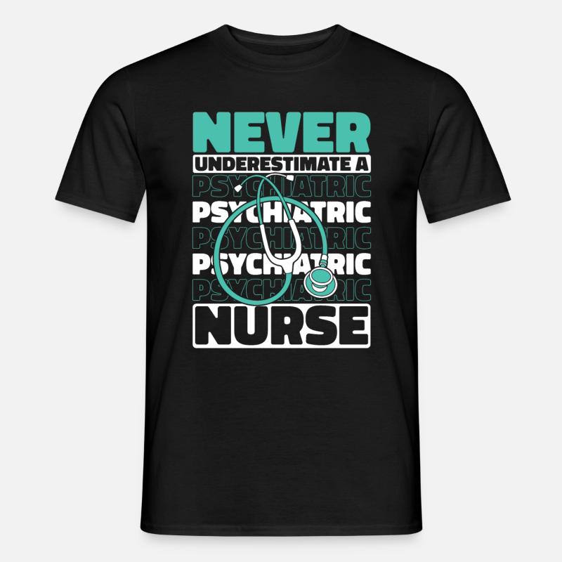Krankenschwester - Männer T-Shirt - Schwarz
