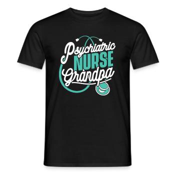 Infirmier - T-shirt homme - noir - Devant - AI Model Male 178 light (178cm)