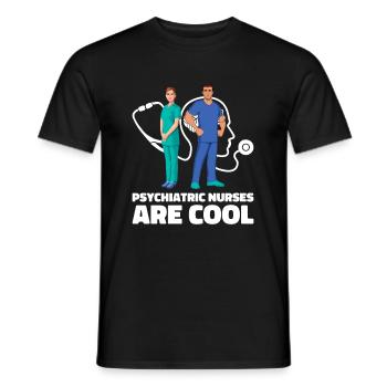 Krankenschwester - Männer T-Shirt - Schwarz - Vorne - AI Model Male 178 light (178cm)