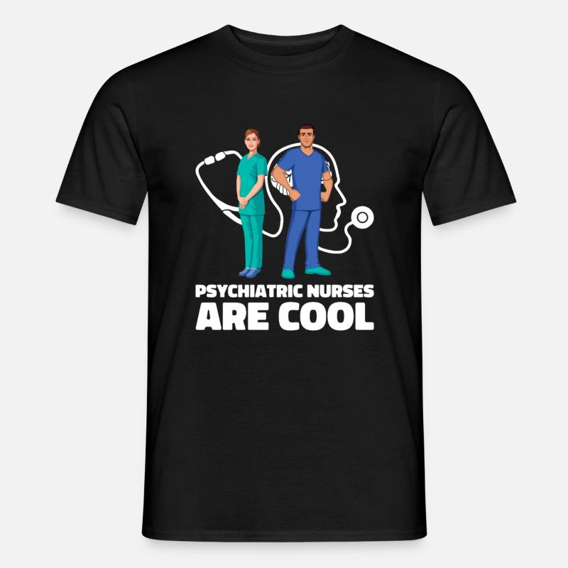 Krankenschwester - Männer T-Shirt - Schwarz