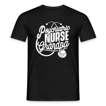 Krankenschwester - Männer T-Shirt - Schwarz - Vorne - AI Model Male 178 light (178cm)