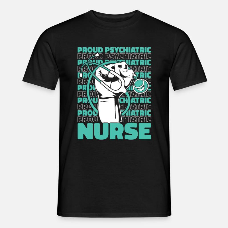 Krankenschwester - Männer T-Shirt - Schwarz