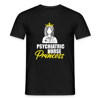 Krankenschwester - Männer T-Shirt - Schwarz - Vorne - AI Model Male 178 light (178cm)