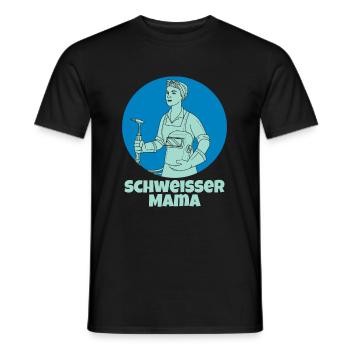 Schmied Schlosser Metallbauer Eisen - Männer T-Shirt - Schwarz - Vorne - AI Model Male 178 light (178cm)