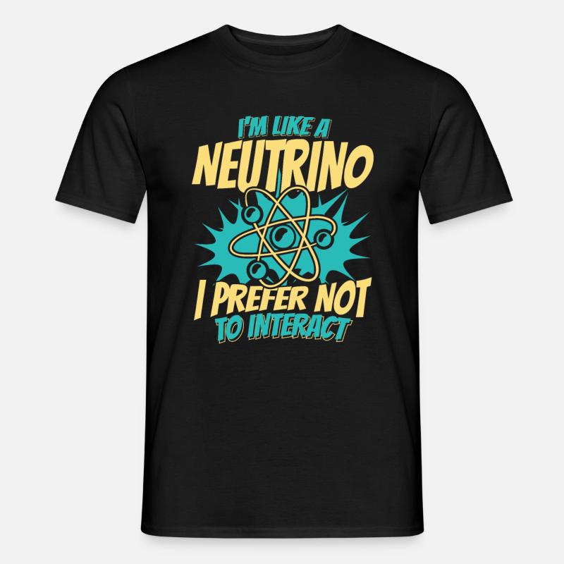 Physik Physiker - Männer T-Shirt - Schwarz