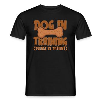 Dresseur de chiens Dresseur de chiens - T-shirt homme - noir - Devant - AI Model Male 178 light (178cm)