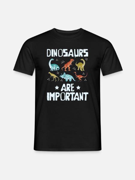 Dinosaur - Men's T-Shirt - black