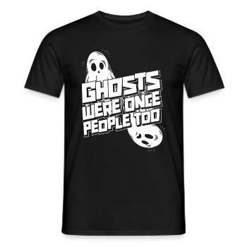 Halloween Funny Ghosts - Men's T-Shirt - black - Front - AI Model Male 178 light (178cm)