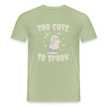 Halloween - T-shirt homme - vert sauge - Devant - AI Model Male 178 light (178cm)