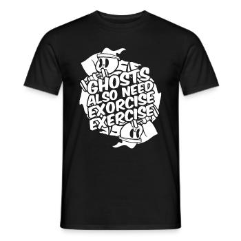 Halloween Komisch - Männer T-Shirt - Schwarz - Vorne - AI Model Male 178 light (178cm)