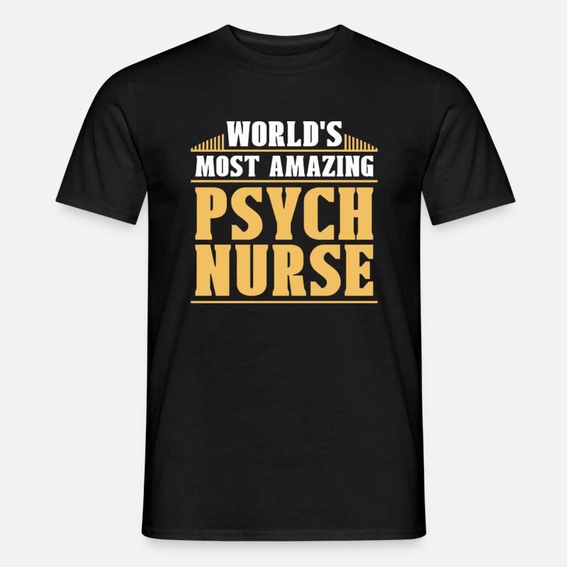 Krankenschwester - Männer T-Shirt - Schwarz