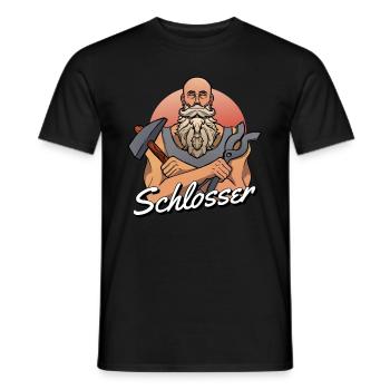 Schmied Metallbauer Schlosser - Männer T-Shirt - Schwarz - Vorne - AI Model Male 178 light (178cm)