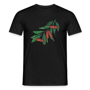 Corn Dog Corndog Zweig - Männer T-Shirt - Schwarz - Vorne - AI Model Male 178 light (178cm)