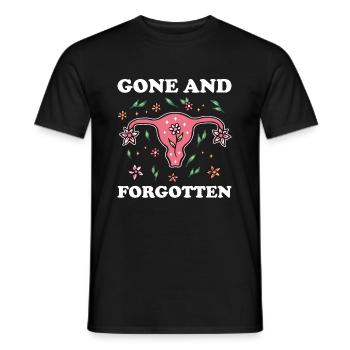 Hysterektomie Blumen Hysterektomie - Männer T-Shirt - Schwarz - Vorne - AI Model Male 178 light (178cm)