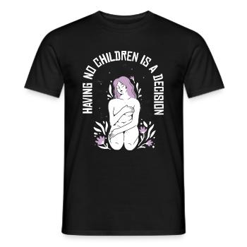 Hysterektomie Blumen Hysterektomie - Männer T-Shirt - Schwarz - Vorne - AI Model Male 178 light (178cm)