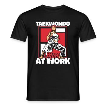 Taekwondo Mama - T-shirt homme - noir - Devant - AI Model Male 178 light (178cm)