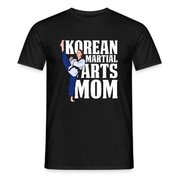 Taekwondo Mama - T-shirt homme - noir - Devant - AI Model Male 178 light (178cm)
