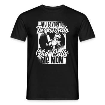 Taekwondo Mama - T-shirt homme - noir - Devant - AI Model Male 178 light (178cm)