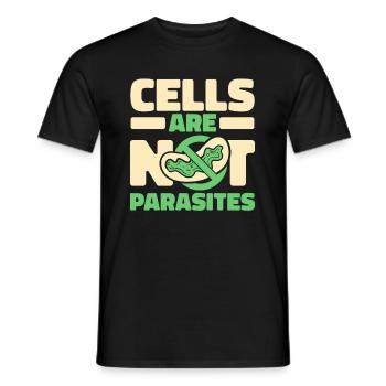 Biologie Biologe Zellen Molekularbiologe - Männer T-Shirt - Schwarz - Vorne - AI Model Male 178 light (178cm)