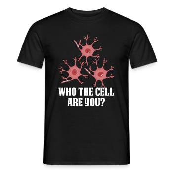 Biologiste Biologiste Cellulaire Biologiste moléculaire - T-shirt homme - noir - Devant - AI Model Male 178 light (178cm)