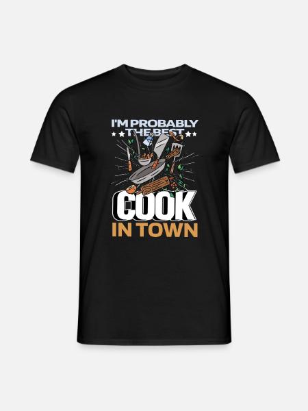 Cook Cooking Utensils - Men's T-Shirt - black