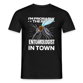 Entomologie Entomologe Insekt Moskito - Männer T-Shirt - Schwarz - Vorne - AI Model Male 178 light (178cm)