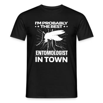 Entomologie Entomologe Insekt Moskito - Männer T-Shirt - Schwarz - Vorne - AI Model Male 178 light (178cm)
