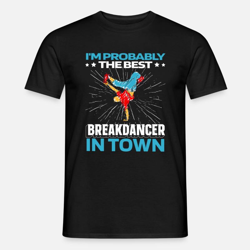 Breakdance Breakdancer Breakdancing Lustig - Männer T-Shirt - Schwarz
