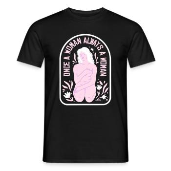 Hysterektomie Blumen Hysterektomie - Männer T-Shirt - Schwarz - Vorne - AI Model Male 178 light (178cm)