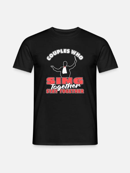 Choirmaster couple - Men's T-Shirt - black